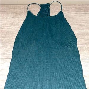 green/blue tank top
